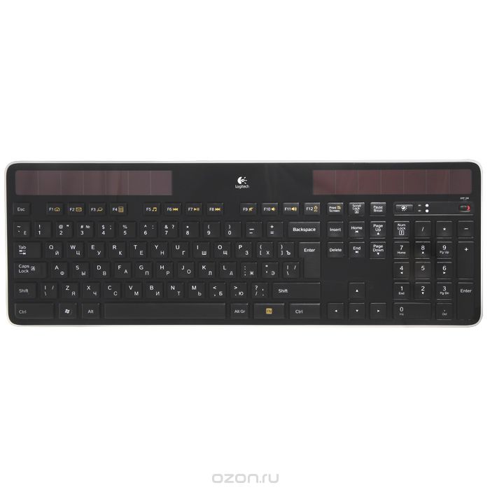 Купить Logitech K750 Wireless Solar Keyboard (920-002938)