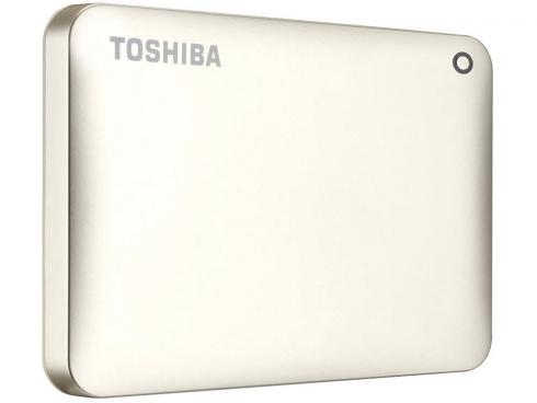 Купить Внешний жесткий диск 2.5" USB3.0 500Gb Toshiba Canvio Connect II HDTC805EC3AA золотистый