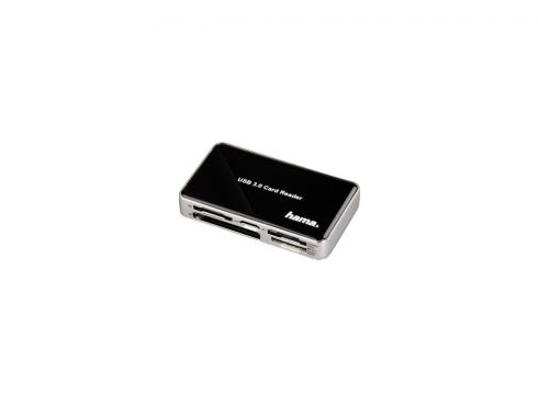 Купить Картридер внешний Hama H-39878 USB3.0 All in One поддерживает UDMA SDXC черный