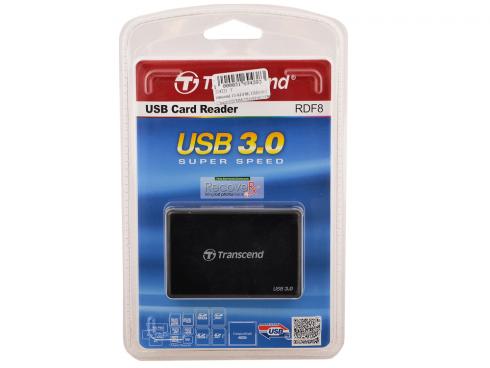 Купить Картридер внешний Transcend TS-RDF8W USB3.0 CF/microSD/MMC/SD/SDHC/TF/MSduo/MSmicro белый