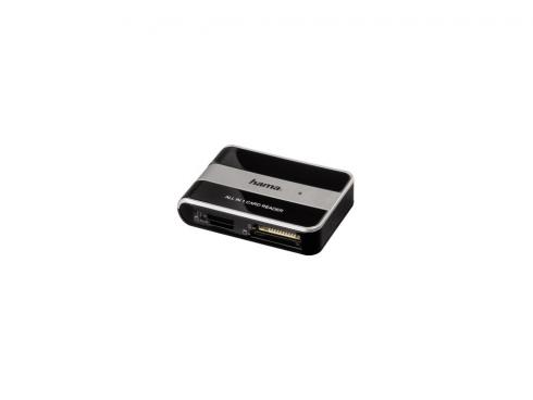 Купить Картридер внешний Hama H-49016 USB2.0 All in One черно-серебристый