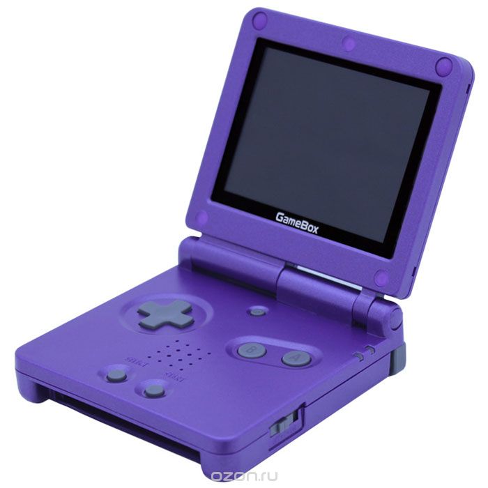 Купить Игровая консоль EXEQ GameBox 3″ + игры (фиолетовый)