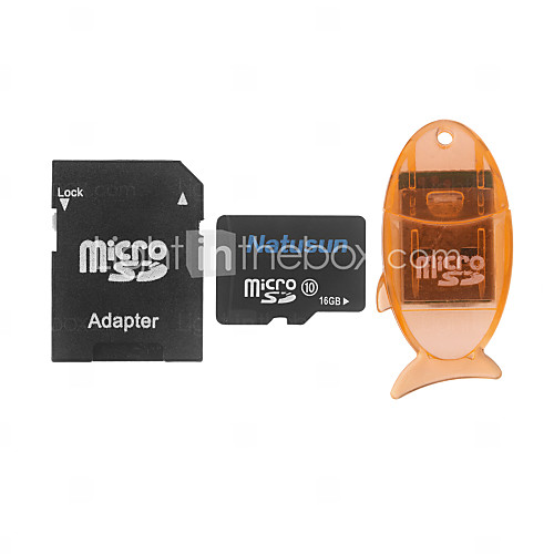 Купить natusun класс 16gb MicroSDHC карты 10 памяти TF с кард карта USB и SDHC адаптер сд