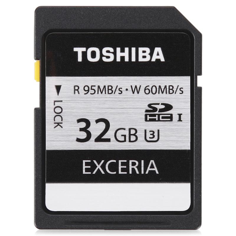 Купить карта памяти SDHC 32Gb Class 10 UHS-I U3 R95/W60 Toshiba Exceria, SD-X32UHS1(6