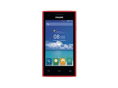 Купить Смартфон Philips S309 красный 2Sim
