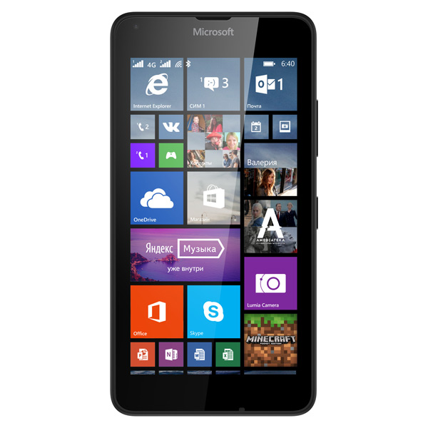 Купить Microsoft Lumia 640 LTE DS Black
