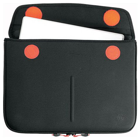 Купить 17" Папка Targus TBS027EU Slim-line Case for MacBook Pro, чёрно-оранжевый