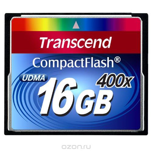 Купить Transcend CompactFlash 400x 16GB