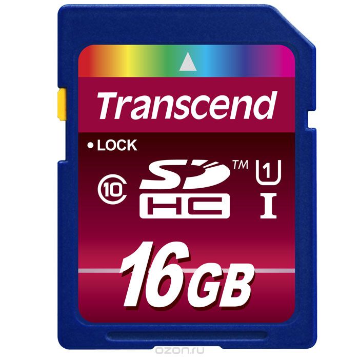 Купить Transcend SDHC Class 10 UHS-I 16GB