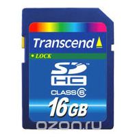 Купить Transcend SDHC Class 6 16GB