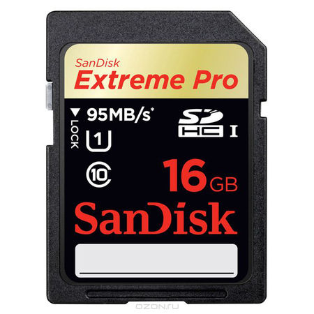 Купить Sandisk SDHC 16GB Extreme Pro (SDSDXPA-016G-X46)