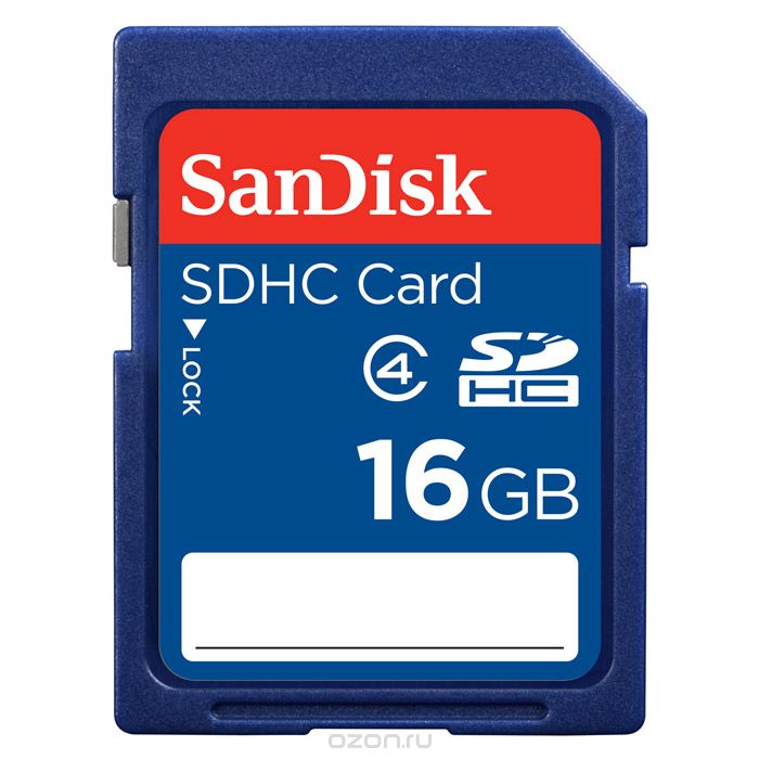 Купить Sandisk SDHC 16GB Standard (SDSDB-016G-B35)