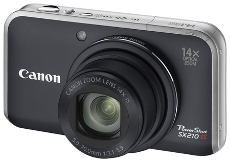 Купить Canon PowerShot SX210 IS (черный)