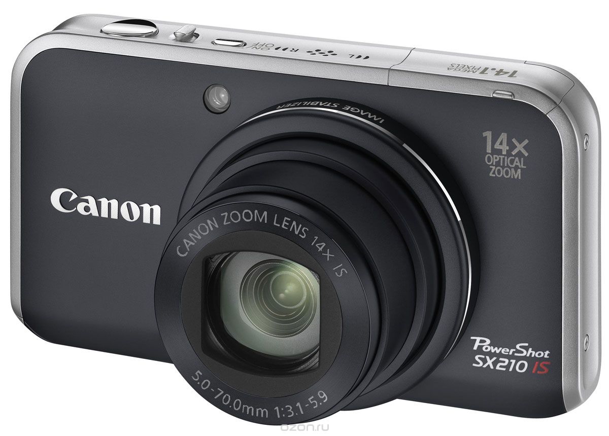 Купить Canon PowerShot SX210 IS, Black